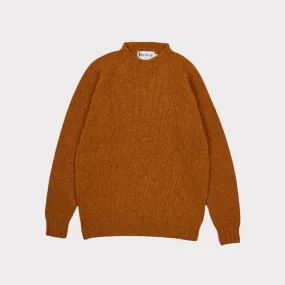 Harley of Scotland LambsWool Jumper Vintage Orange