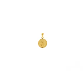 22K Gold "Medallion Pendant