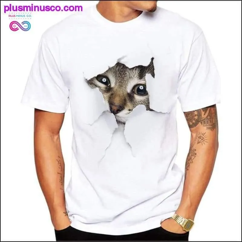 3D Cute Cat T-shirts