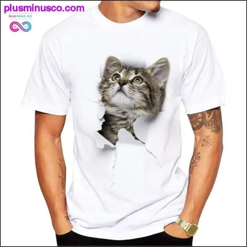 3D Cute Cat T-shirts