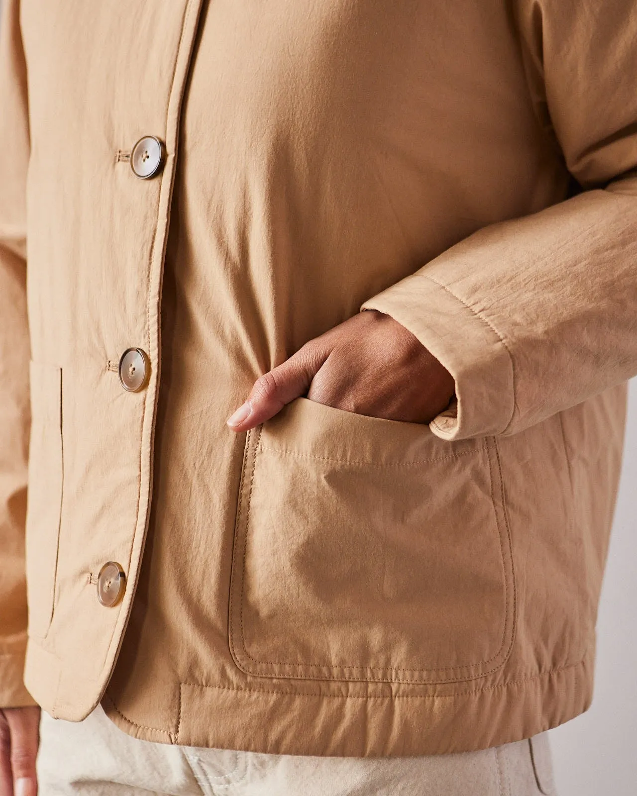 7115 Everyday Liner Jacket, Tan