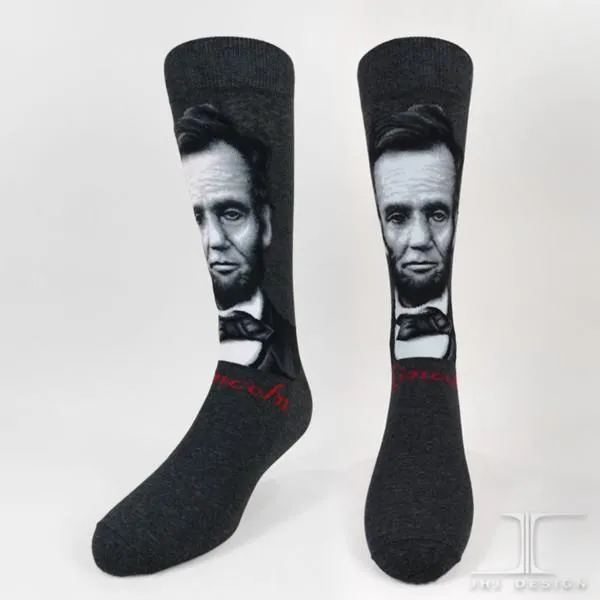 Abraham Lincoln Socks Unisex Crew Sock