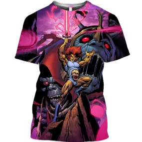 Anime T shirt Thundercats 3D Print Men Women Fashion Oversized T-shirts Children Boy Kawaii Tees Tops Girl Shirts Mens Clothing