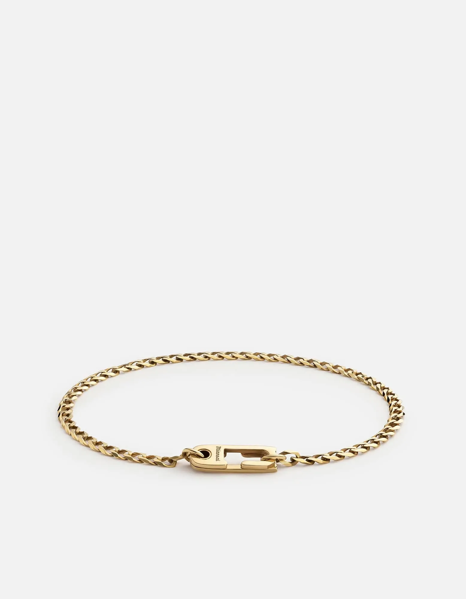 Annex Cuban Chain Bracelet I, Gold Vermeil