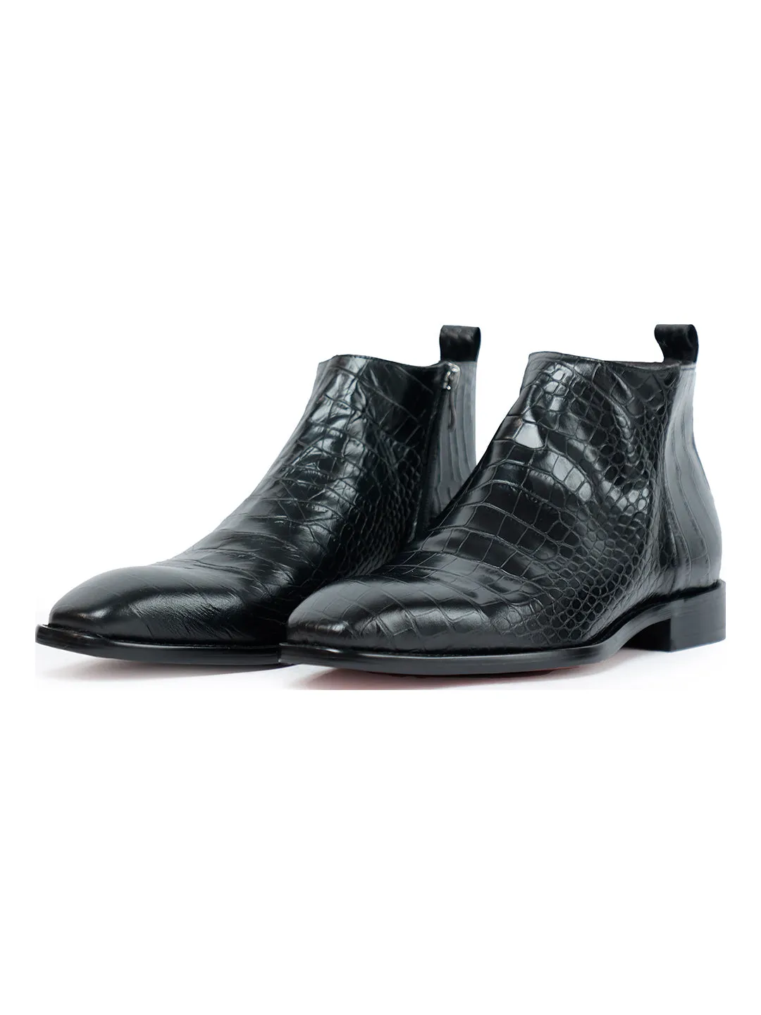 Antilia Croco Black Boots