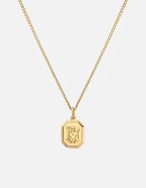 Aquarius Nyle Necklace, Gold Vermeil