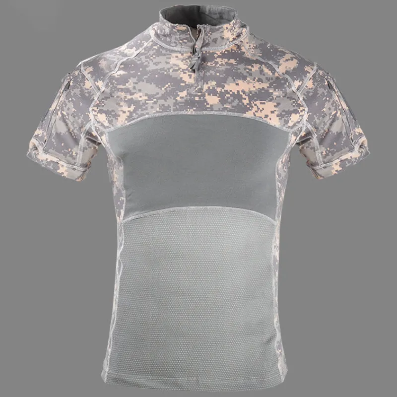 Army Combat Rip-stop Python Camouflage Men's T-Shirts