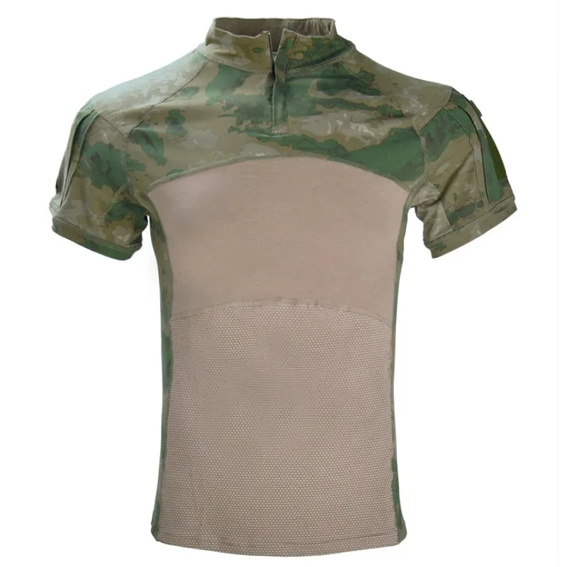 Army Combat Rip-stop Python Camouflage Men's T-Shirts