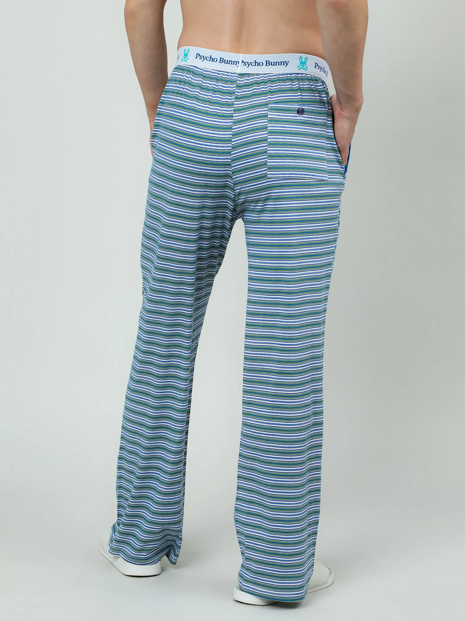 Blue Cotton Joggers Pants