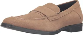 CALVIN KLEIN MEN'S KASPER SUEDE SLIP-ON LOAFER, SAND, 13 M US