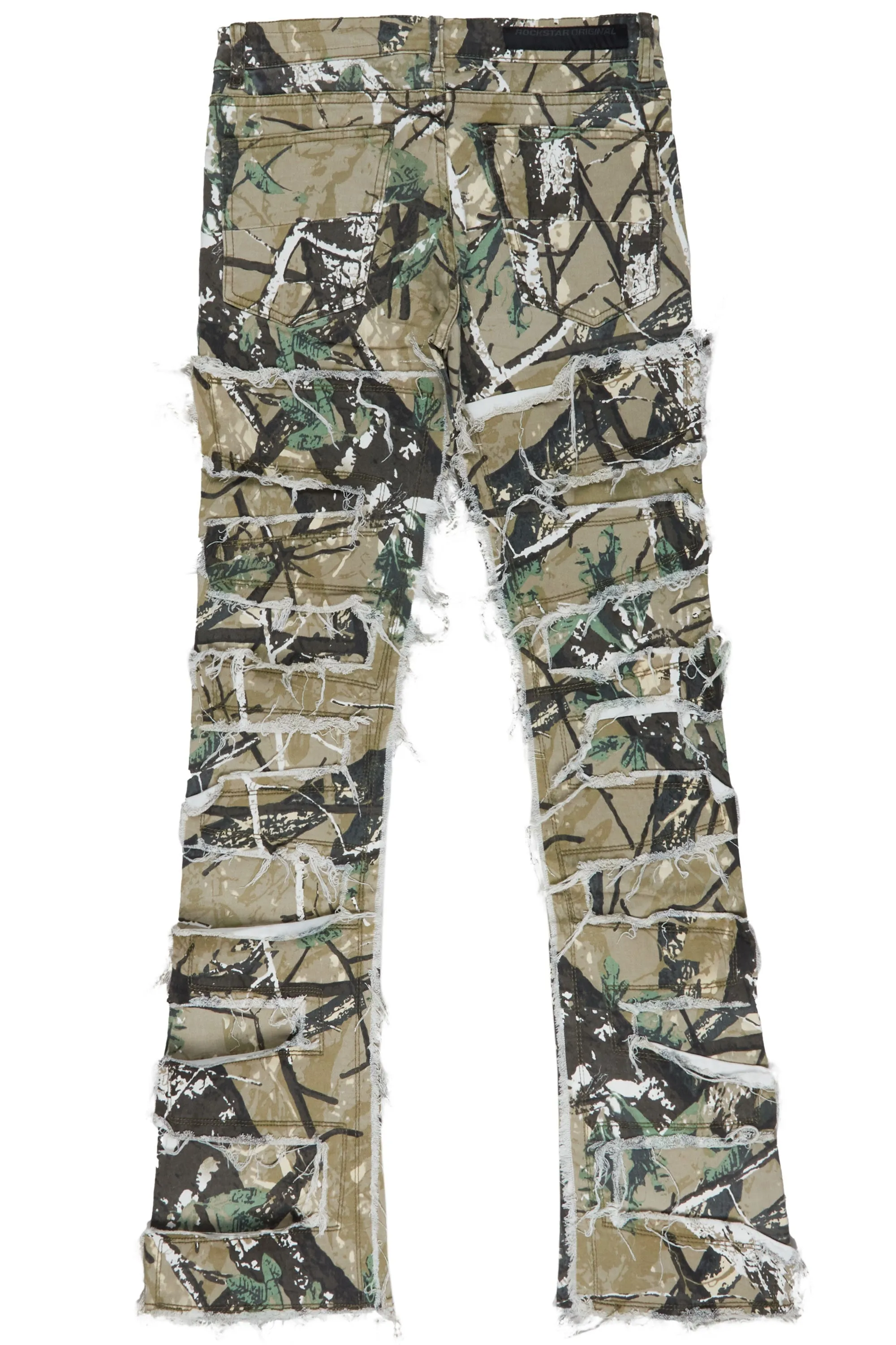 Camo Stacked Flare Jean Flared Looking for Men