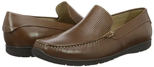 ECCO MEN'S DALLAS MOC SLIP-ON LOAFER, MINK/MINK, 46 EU/12-12.5 M US