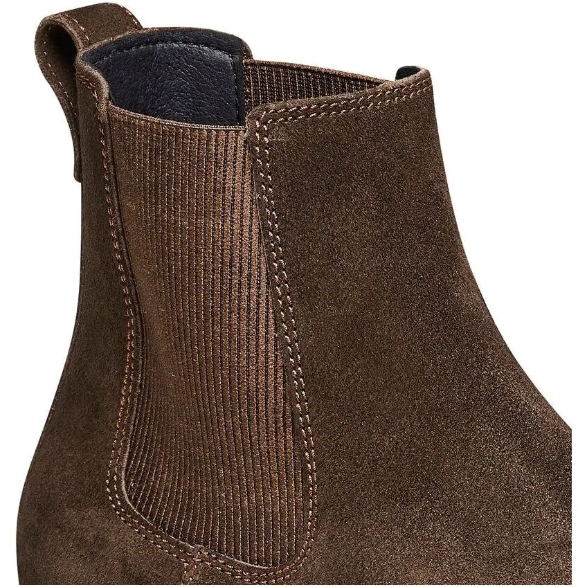 Highwood Slip On Men Suede Leather Boot - Mocha