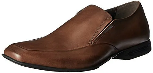 KENNETH COLE REACTION MEN'S SOUNDS SHARP SLIP-ON LOAFER, COGNAC, 7.5 M US