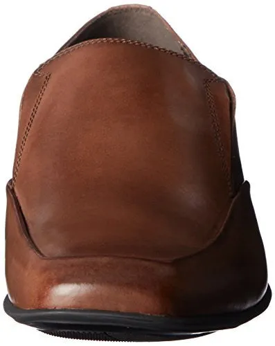 KENNETH COLE REACTION MEN'S SOUNDS SHARP SLIP-ON LOAFER, COGNAC, 7.5 M US