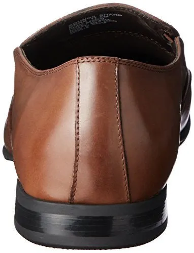 KENNETH COLE REACTION MEN'S SOUNDS SHARP SLIP-ON LOAFER, COGNAC, 7.5 M US