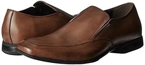 KENNETH COLE REACTION MEN'S SOUNDS SHARP SLIP-ON LOAFER, COGNAC, 7.5 M US