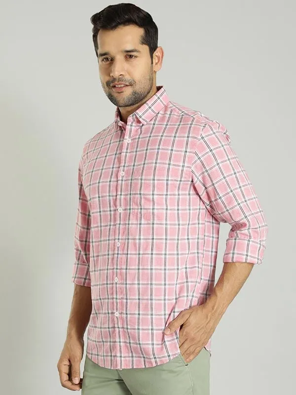 Men Checked Full Sleeve Cotton Shirt