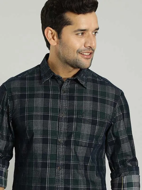 Men Checked Full Sleeve Cotton Shirt