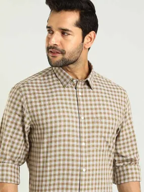 Men Checked Full Sleeve Cotton Shirt