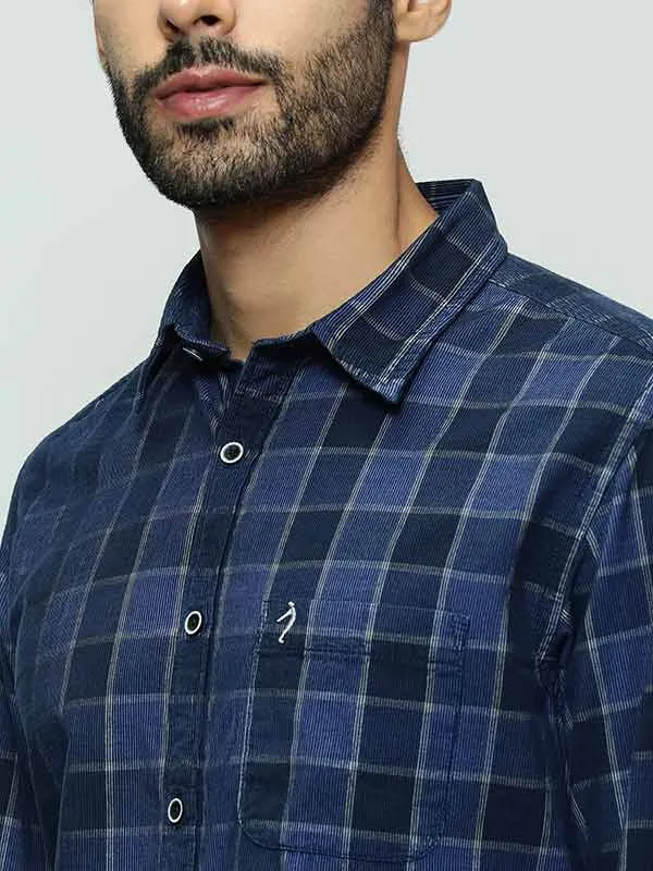 Men Checked Full Sleeve Cotton Shirt