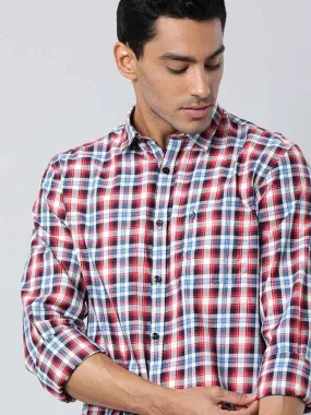 Men Checked Full Sleeve Cotton Shirt