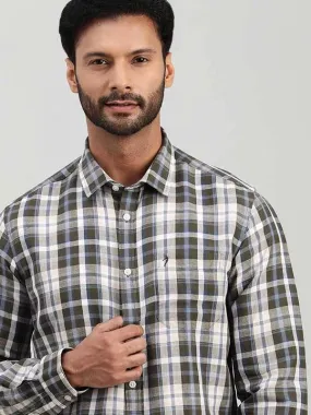 Men Checked Full Sleeve Cotton Shirt