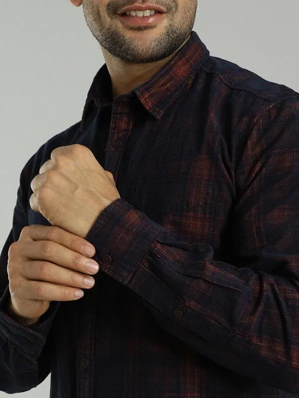 Men Checked Full Sleeve Cotton Shirt