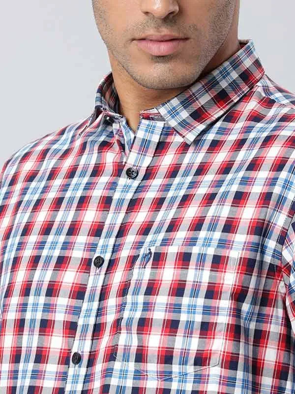 Men Checked Full Sleeve Cotton Shirt