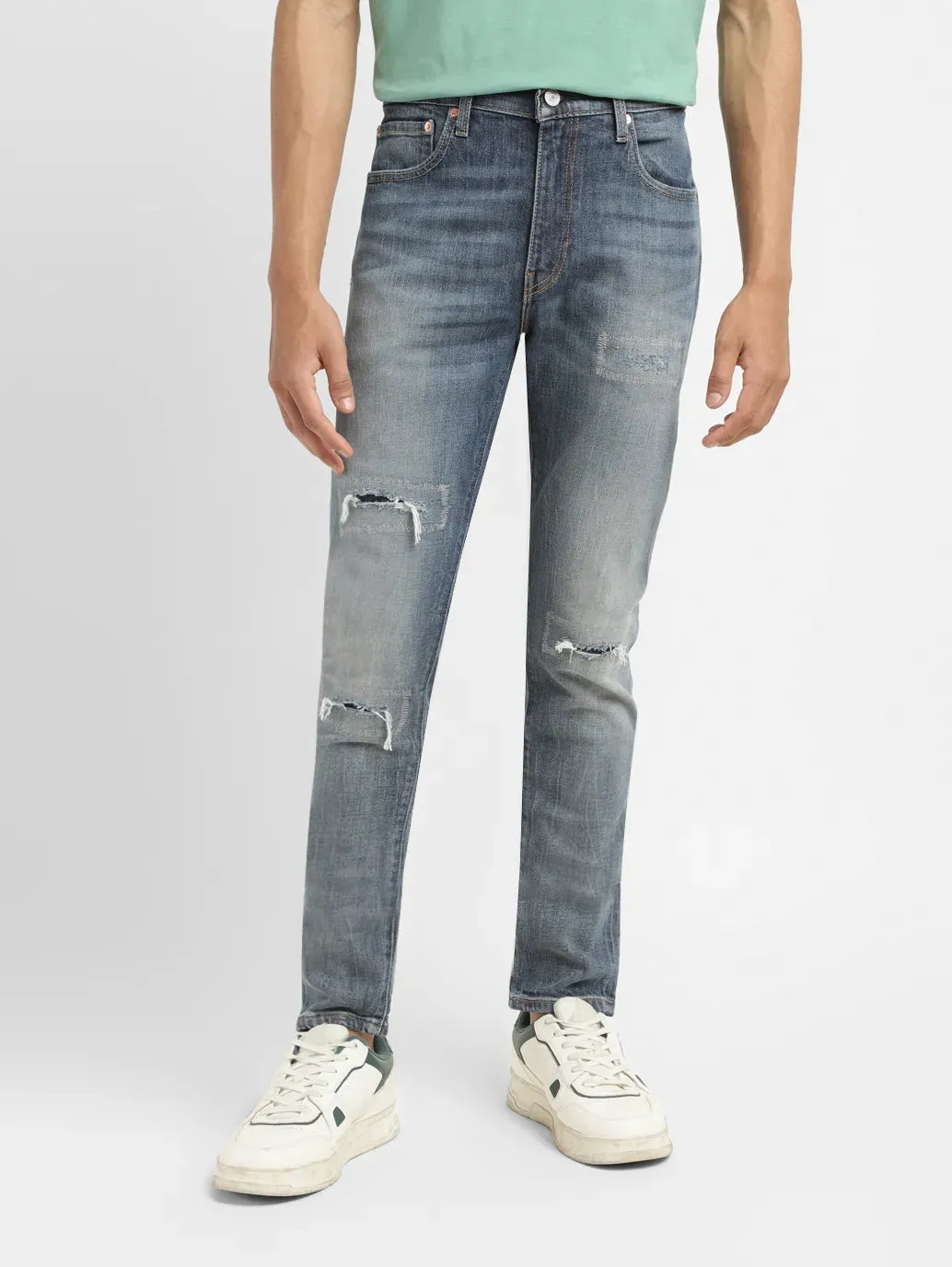 Men's 512 Mid Indigo Slim Tapered Fit Jeans