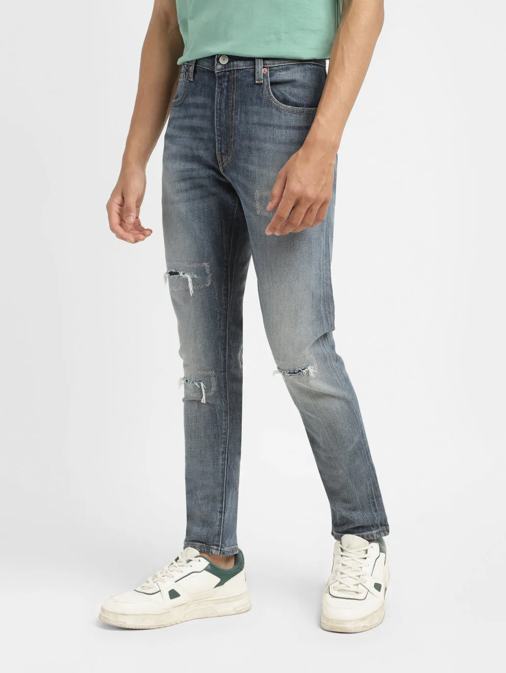 Men's 512 Mid Indigo Slim Tapered Fit Jeans