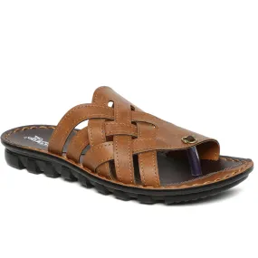 Men's Brown Vertex Flip-Flops