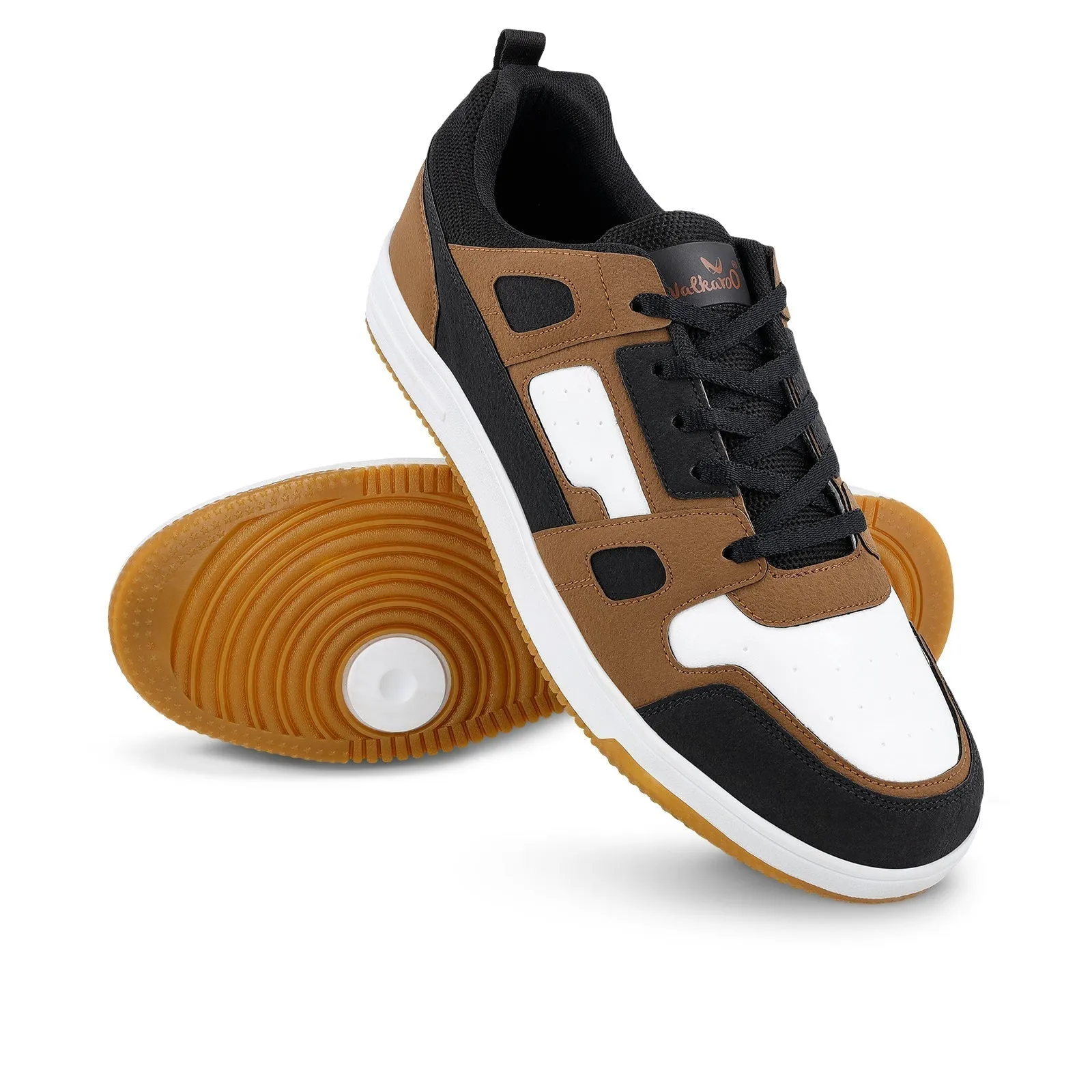 Men's Casual Sneakers - WY3344 Black Brown