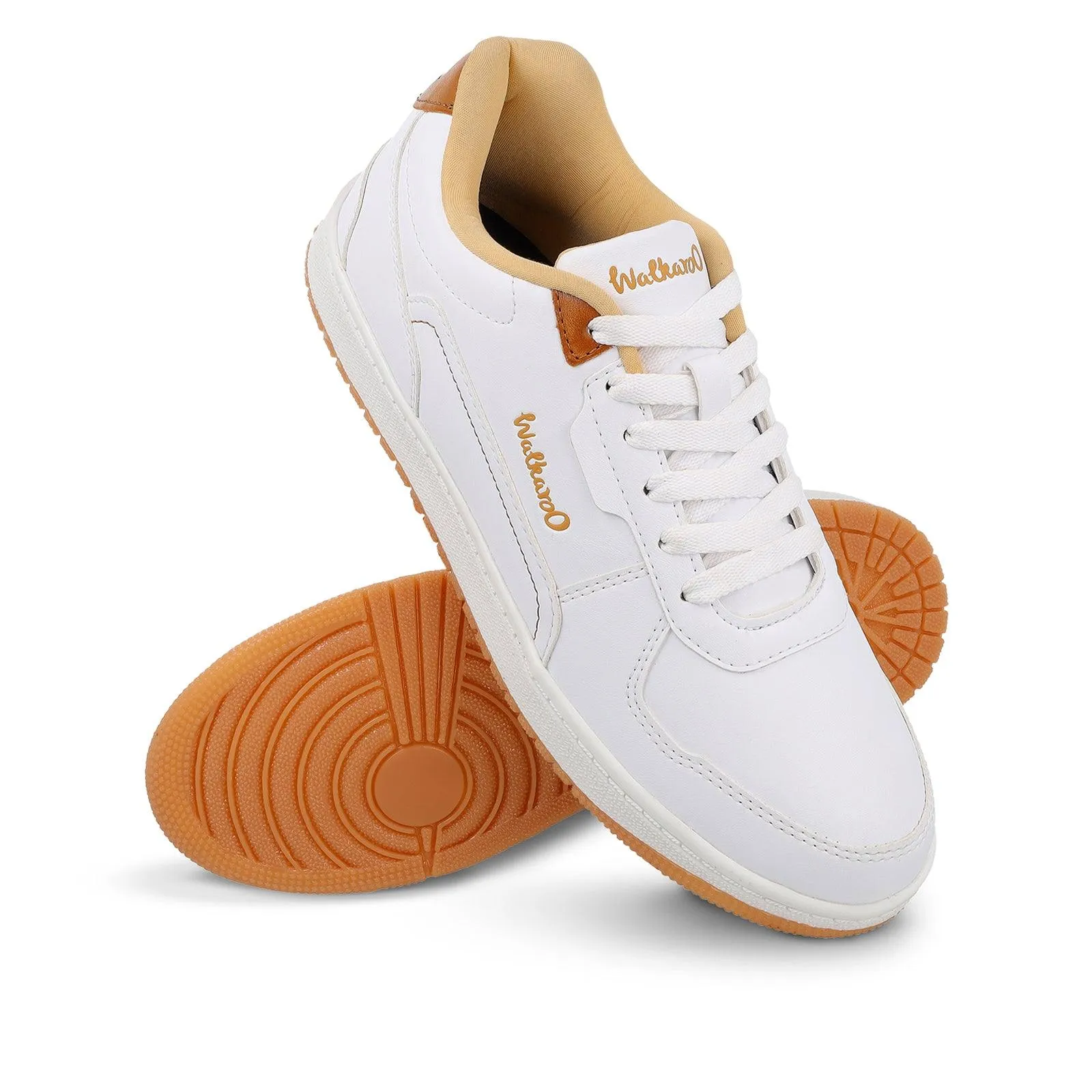 Men's Casual Sneakers - WY3461 White Gold