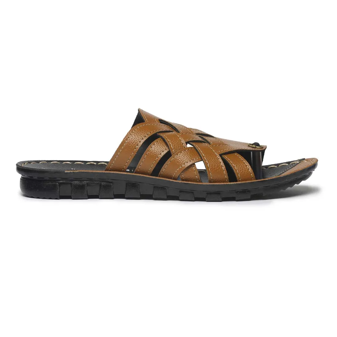 Men's Formal Tan Flip-Flops