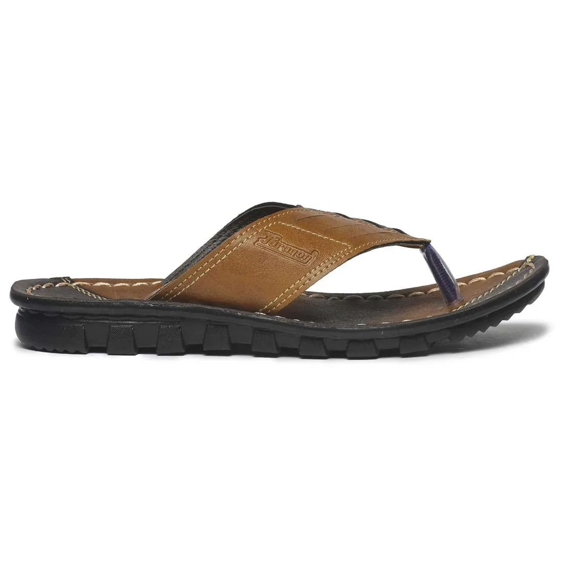 Men's Formal Tan Flip-Flops