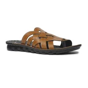 Men's Formal Tan Flip-Flops