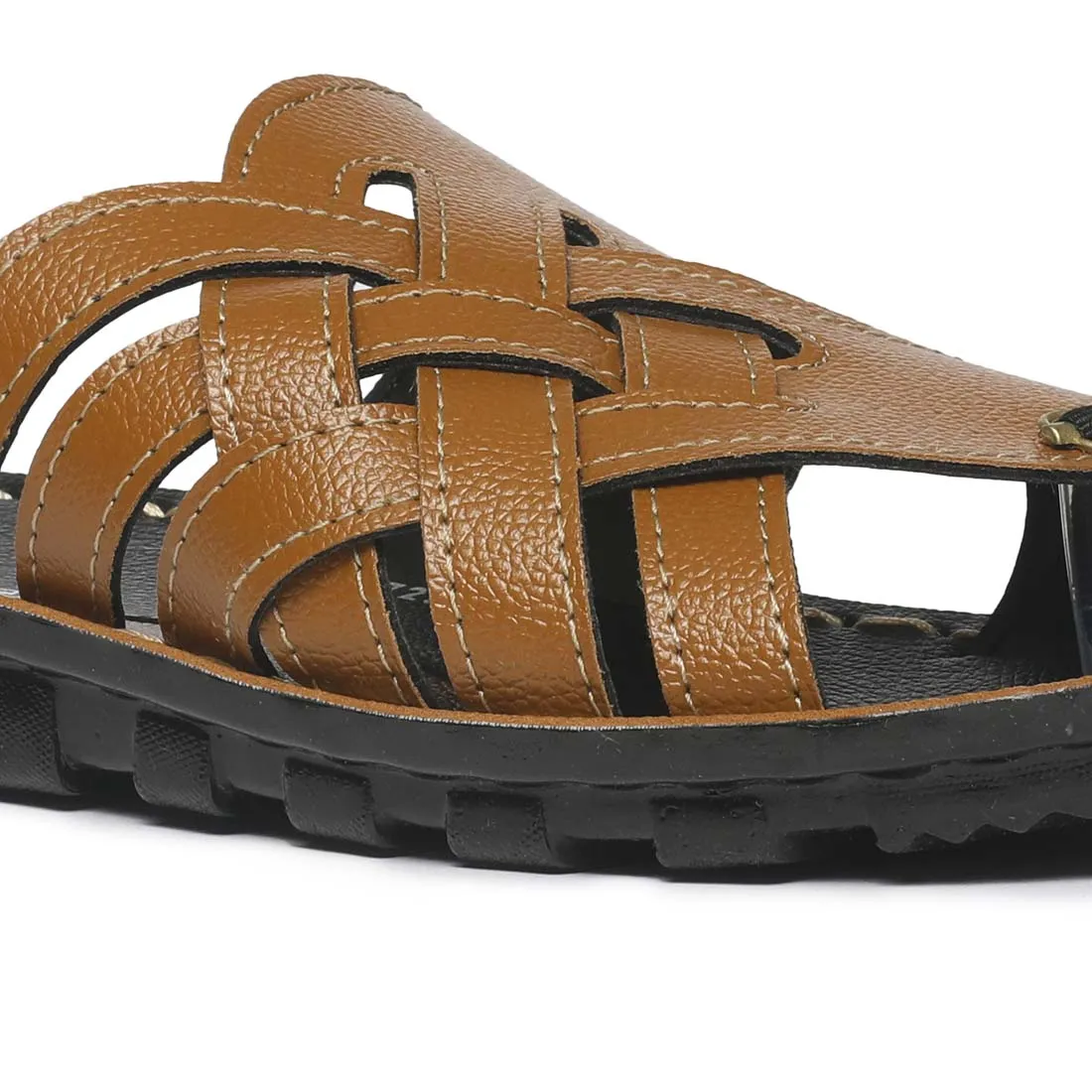 Men's Formal Tan Flip-Flops