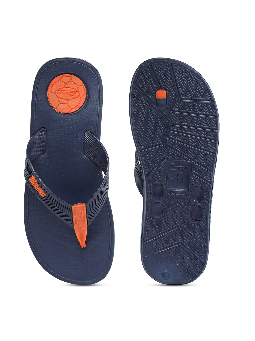 Men's Paralite Blue-Orange Flip Flops