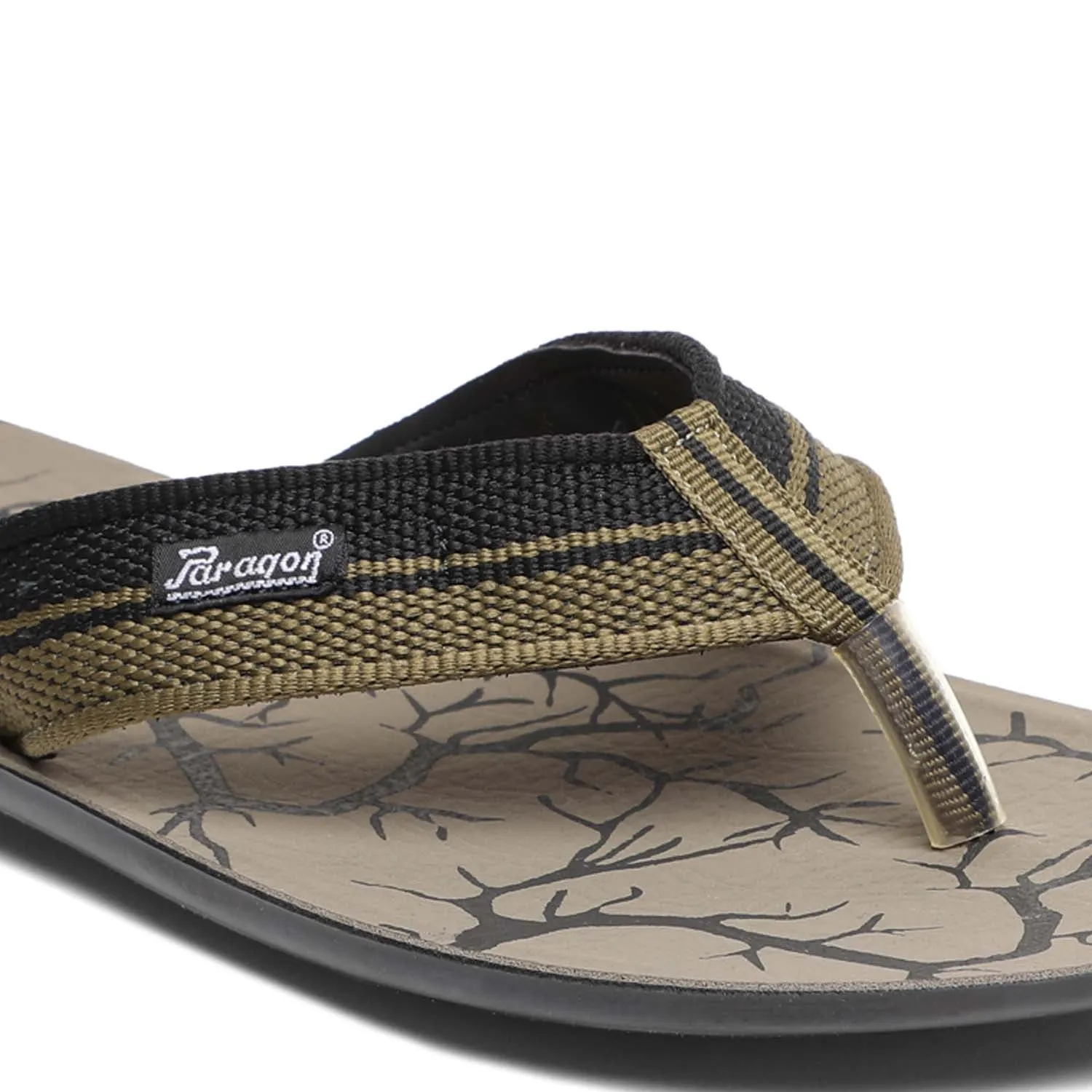 Men's Vertex Green Formal Flip Flops