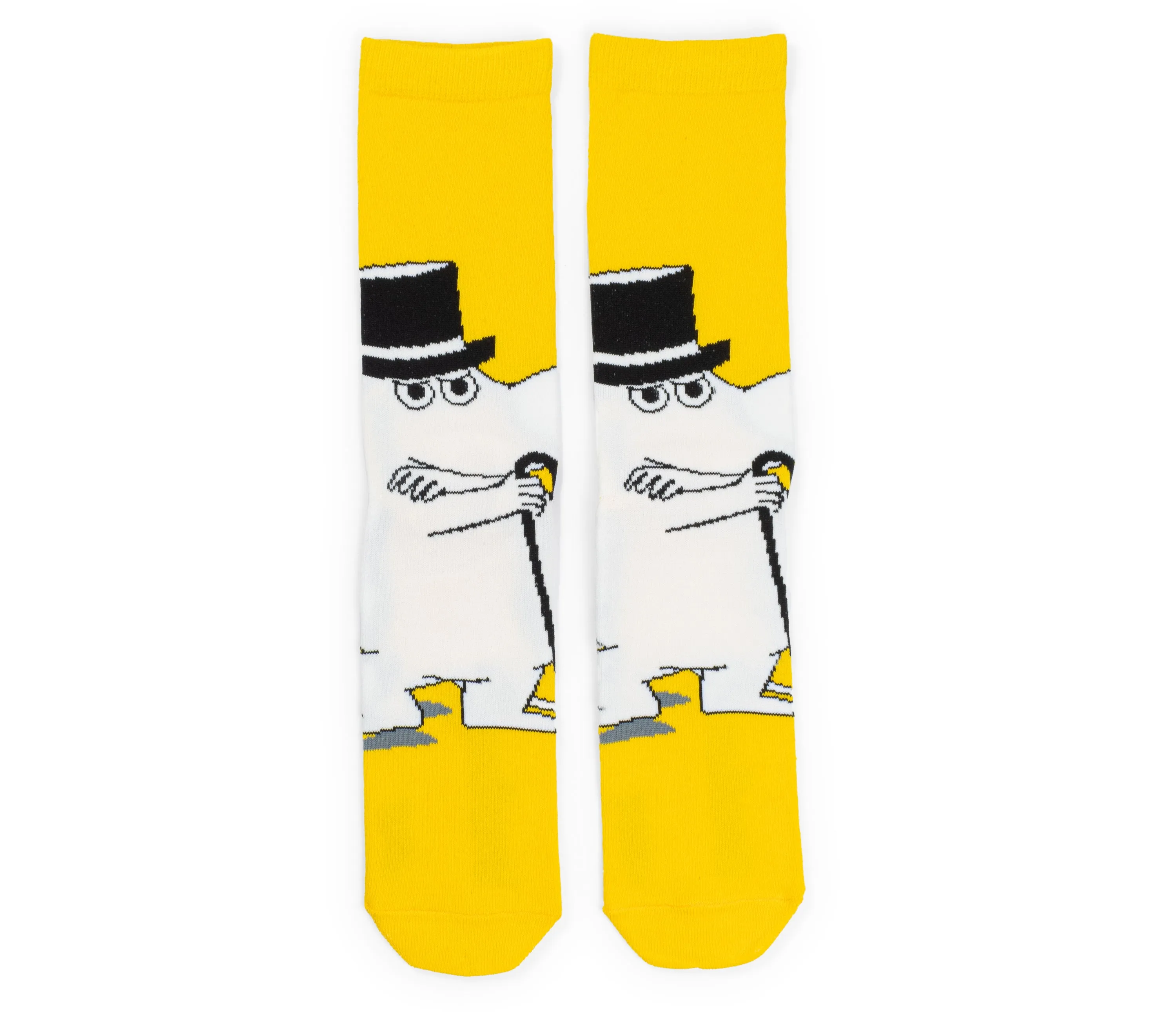 Moominpappa Wondering Men Socks - Yellow