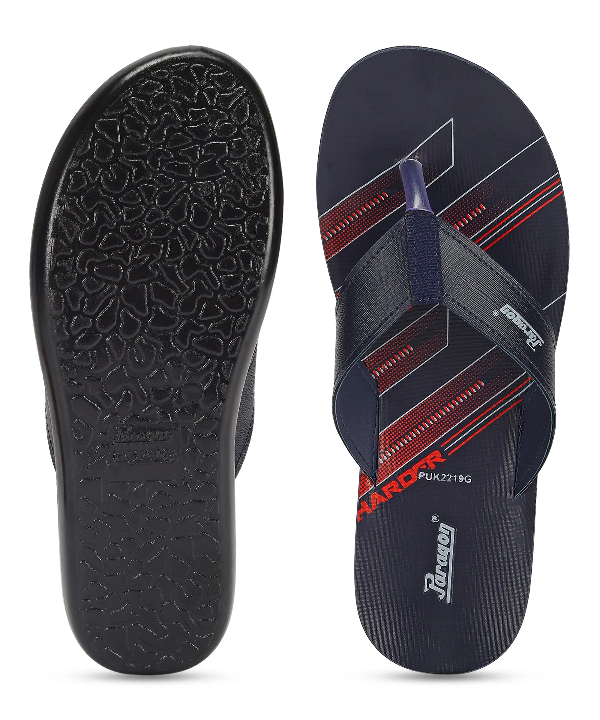 Paragon  PUK2219G Men Stylish Lightweight Flipflops | Casual & Comfortable Daily-wear Slippers for Indoor & Outdoor | For Everyday Use