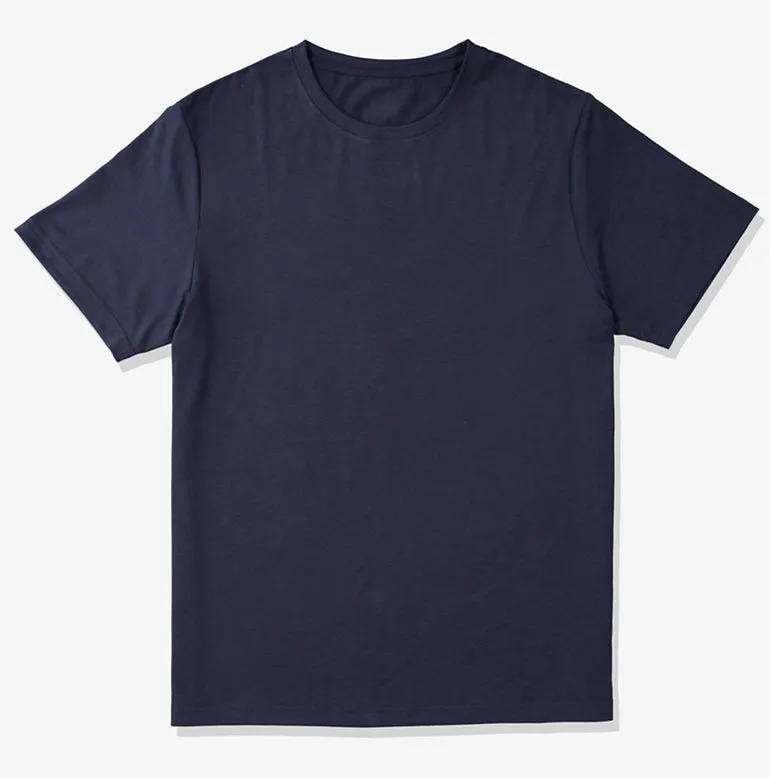 Threshold Crew Neck T-Shirt Slim Fit - Maritime Blue