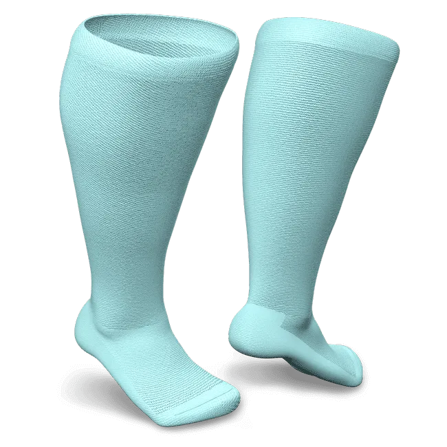 Via Blue Non-Binding Diabetic Socks