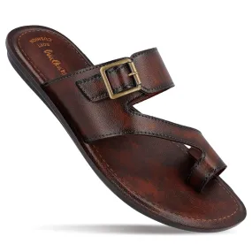 Walkaroo Men Sandals  - WG5458 Brown